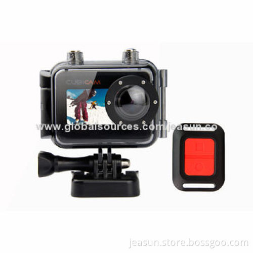 Real 1,080P Full HD Waterproof Mini Sports Action Camera with 170 Degrees Wide Angle, Field of View